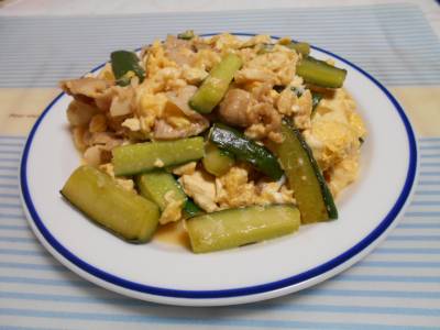 きゅうりチャンプルー