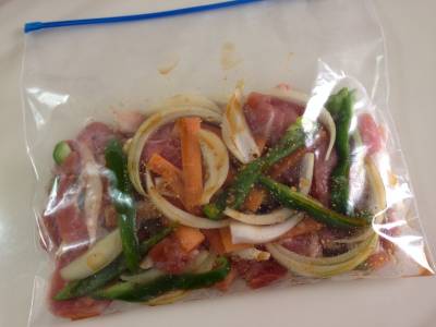 冷凍豚肉（薄切り）（豚肉のプルコギ風）