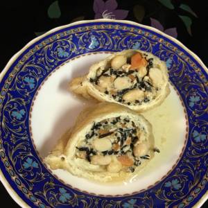 大豆とひじきの袋煮