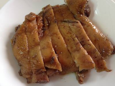 中国風鶏肉の香り蒸し