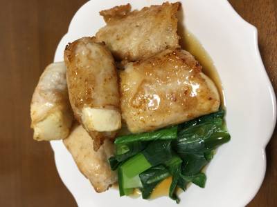 肉巻き揚げだし豆腐