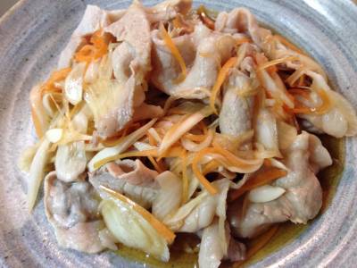 豚しゃぶのおひたし