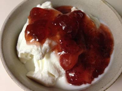 ヨーグルトのフロマージュブラン風