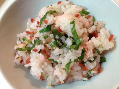 じゃこ梅おこわおにぎり