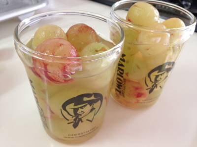 ぶどうのはちみつレモンかん