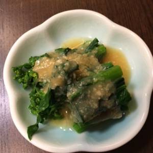 菜の花の酢みそあえ
