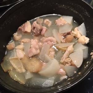 大根と鶏肉の甘酒煮