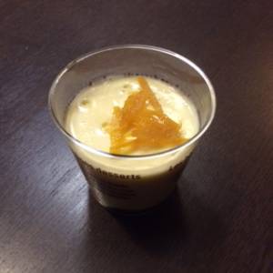 ゆず風味のパンナコッタ