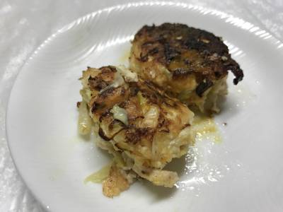 キャベツと豆腐のフワフワ揚げ