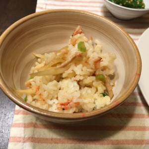 大根と桜えびの混ぜご飯
