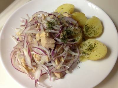 新じゃがと新たまねぎのサラダ