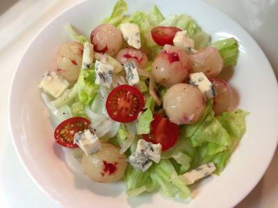 ぶどうとブルーチーズのサラダ