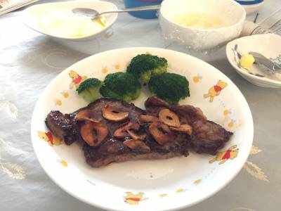 ガーリックステーキ