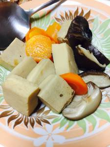 高野豆腐の含め煮