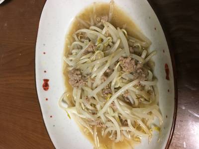 もやしのマーボー風