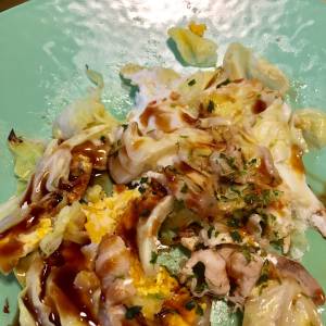 春キャベツの豚平焼き風