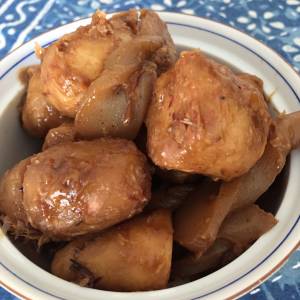 里芋とこんにゃくの土佐煮