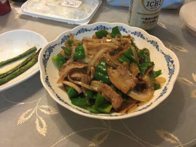 豚肉とゴーヤー炒め