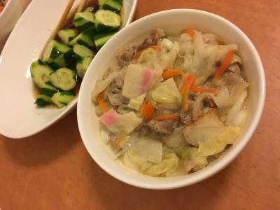 煮込みチャンポンうどん