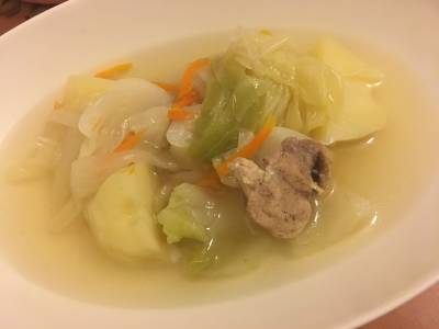 鶏肉と野菜のポトフ風