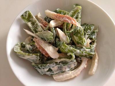 焼きピーマンとちくわのあえもの