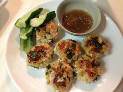 青じそたっぷりチキンバーグ