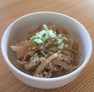 大根のしょうがじょうゆ炒め