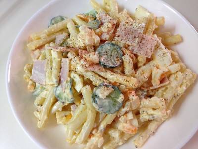 翌日マカロニサラダ