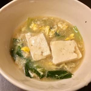 帆立てのトロトロ湯豆腐