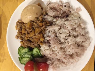 春野菜の台湾風そぼろご飯