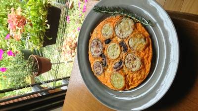 ズッキーニのオムレツ