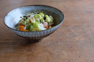 そら豆とたっぷり野菜のミネストローネ