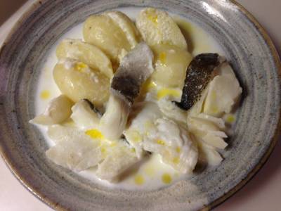 じゃがいもとたらのブランダード風