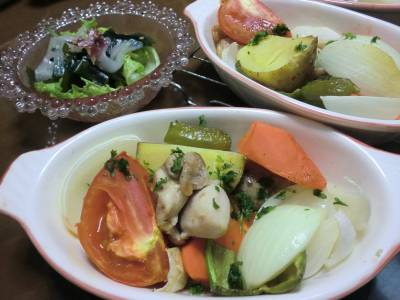 新じゃがと鶏肉のオーブン焼き