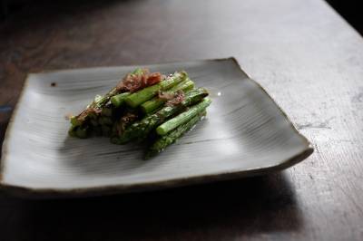 アスパラのおひたし
