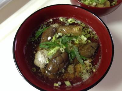 あじのすり流し汁