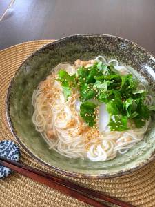 鶏だしのあっさりにゅうめん