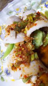 ゆで豚のピリ辛ソース（パイペンロー）