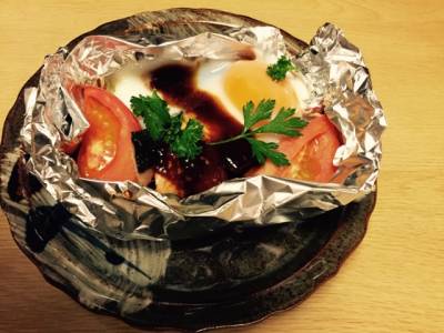 さけとキャベツのみそホイル焼き