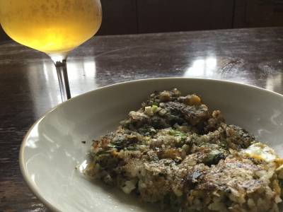 お好み焼き風焼きご飯