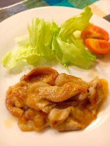 豚肉の梅照り焼き