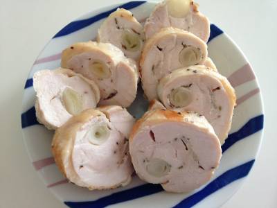 鶏むね肉の蒸し焼き