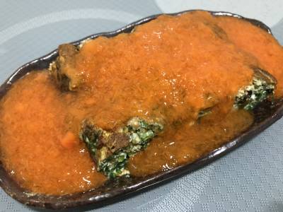 厚焼き卵のにんじんあんかけ