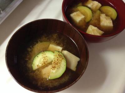 高野豆腐のみそ汁