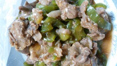 チンジャオロースー風