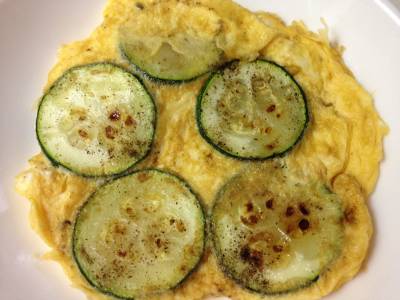 ズッキーニのオムレツ