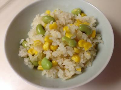 とうもろこしの塩麹（こうじ）ご飯