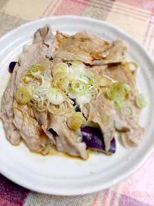 豚肉となすの重ね蒸し