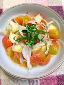 トマトの甘酢あえ