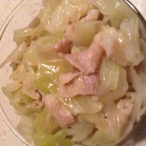 春キャベツと豚の蒸し煮